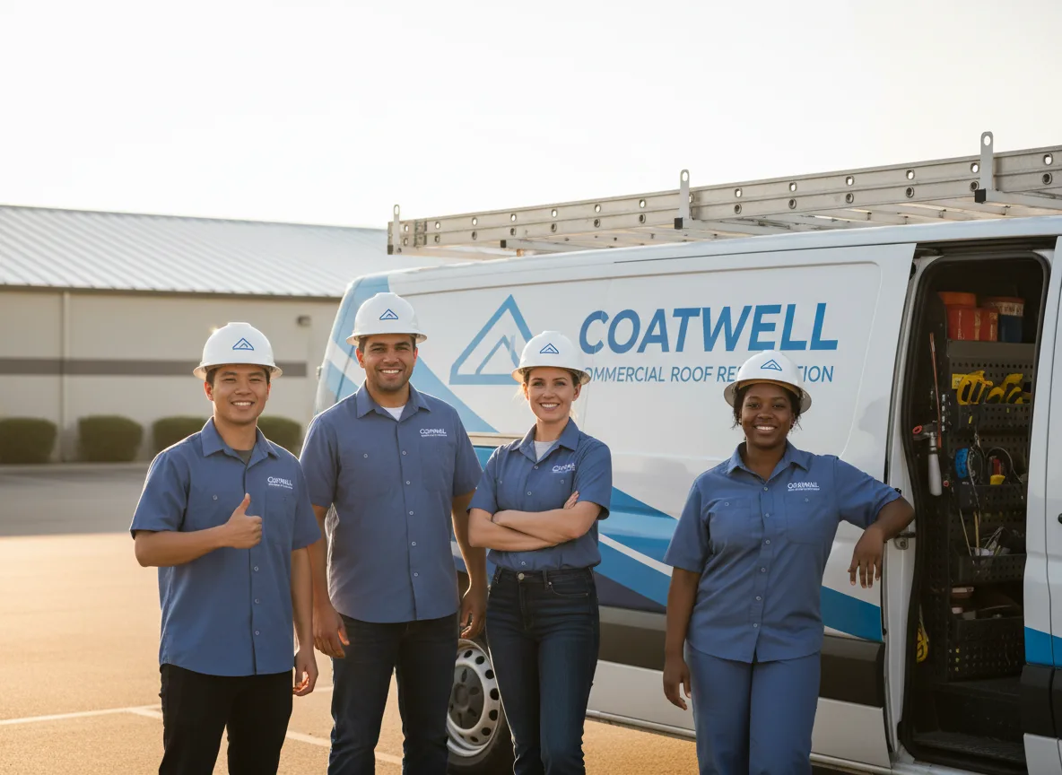 Commercial roof coating company in Manawa, WI